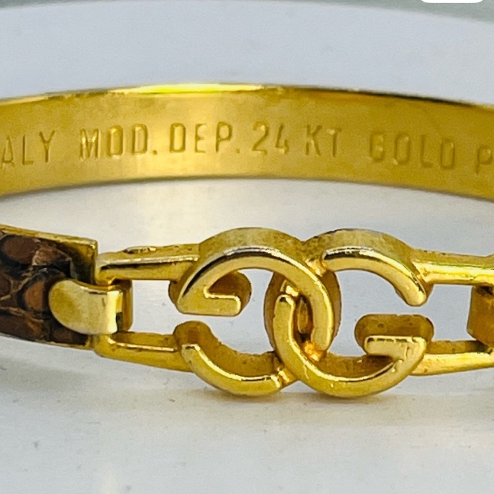 Genuine Gucci Snakeskin Bracelets - Picture 4 of 4